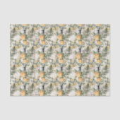 gele rozen en bijen tissuepapier (Voorkant)