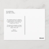 Gele rozen en pony's Bouquet Weddenschap Hartelijk Briefkaart (Achterkant)