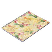 Gele Rozen en Roze Daisies Notitieboek (Linkerzijde)