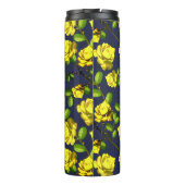 Gele Rozen en zeemacht met Initiaal Thermosbeker (Achterkant)