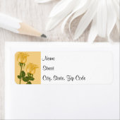 Gele rozen etiket (Insitu)