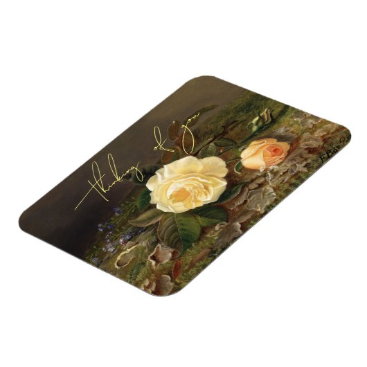 Gele rozen, Floral Magneet (Linkerzijde)