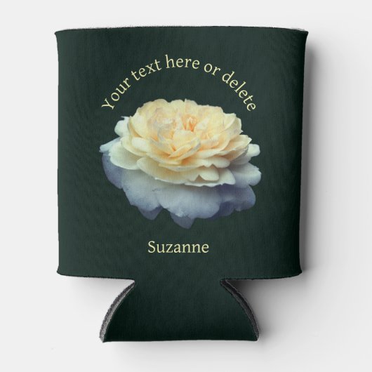 Gele rozen, gepersonaliseerd blikjeskoeler (Voorkant)