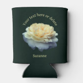 Gele rozen, gepersonaliseerd blikjeskoeler (Achterkant)