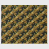 Gele rozen, gepersonaliseerd cadeaupapier (Vlak)