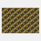 Gele rozen, gepersonaliseerd inpakpapier vel (Voorkant)