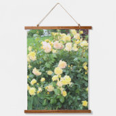 Gele rozen hangend wandkleed (Voorkant)