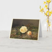 Gele rozen, Happy Birthday Kaart (Gele Bloem)