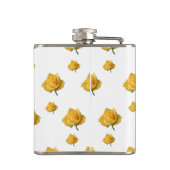 Gele rozen heupfles (Achterkant)