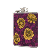 Gele rozen heupfles (Links)