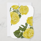 gele rozen kaart (Achterkant)