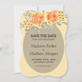 Gele rozen kaart (Voorkant)