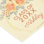 Gele rozen korte tafelloper (Hoek)