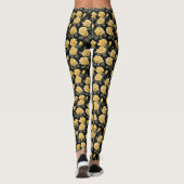 Gele Rozen Leggings (Achterkant)