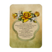 Gele Rozen Liefde is Patiënt, Liefde is Vriendelij Magneet (Verticaal)