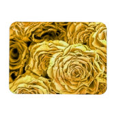 Gele rozen magneet (Horizontaal)