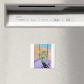 Gele rozen magneet (Insitu (Vaatwasser))