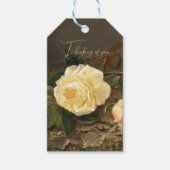 Gele rozen, met liefde cadeaulabel (Voorkant)