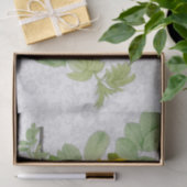  gele rozen met zongvogel en Damask Tissuepapier (Geschenk)