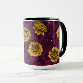 Gele rozen mok (Voorkant rechts)