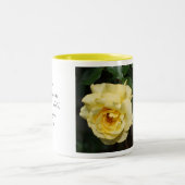Gele rozen Mok met twee tonen (Center)