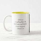 Gele rozen Mok met twee tonen (Links)