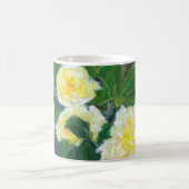 Gele rozen olie voor het schilderen van pasta's koffiemok (Center)