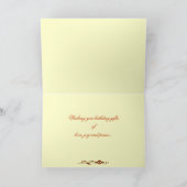 Gele Rozen op de Verjaardag van het Kant Kaart (Binnen)