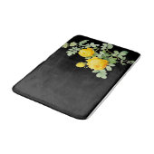  gele rozen op zwarte badmat (Gekanteld)