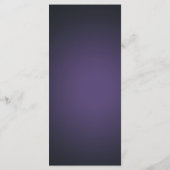 Gele Rozen Paarse Viooltjes Gouden Menu (Achterkant)