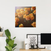 Gele rozen poster (Thuiskantoor)