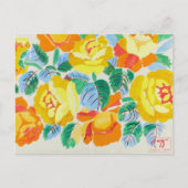 Gele rozen | Raoul Dufy Briefkaart (Voorkant)
