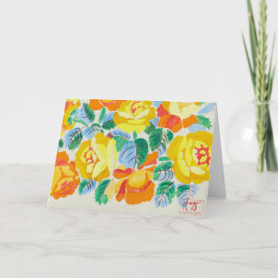 Gele rozen   Raoul Dufy Kaart