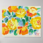 Gele rozen | Raoul Dufy Poster (Voorkant)