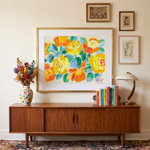 Gele Rozen Raoul Dufy Poster
