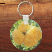 Gele rozen sleutelhanger (Voorkant)