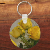 Gele rozen sleutelhanger (Voorkant)