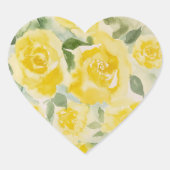 Gele Rozen Stickers (Voorkant)