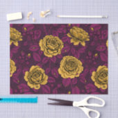 Gele rozen tissuepapier (Craft)