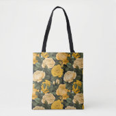 Gele rozen tote bag (Voorkant)
