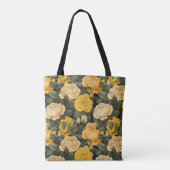 Gele rozen tote bag (Achterkant)