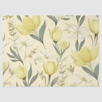 Gele Rozen Trouwweefsel Papier