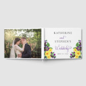 Gele Rozen | Violets Boho Bloemen Trouwfoto Gastenboek (Volledig)