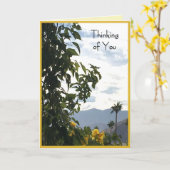 Gele rozen woestijnvorming kaart (Gele Bloem)