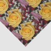 Gele rozenblaadjes Tissue Paper Tissuepapier (Detail)