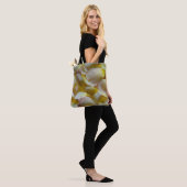 Gele rozenblaadjes tote bag (Op model)