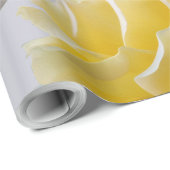 Gele rozenbladen cadeaupapier (Rol Hoek)