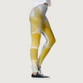 Gele rozenbladen leggings (Rechts)