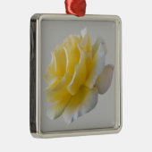 Gele rozenbladen metalen ornament (Rechts)