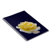 Gele rozenbladen notitieboek (Rechterzijde)